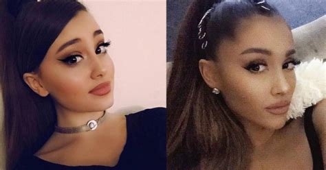 Ariana Grande se suma a la tendencia del zapato .